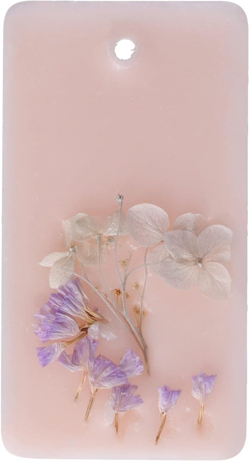 Restokki Light Rose Flavor Aromatherapy Wax Tablets, Cute Pink 3Pcs Paraffin Flower & Floral Air Freshener Cubes Collection for Wardrobe Office, C...