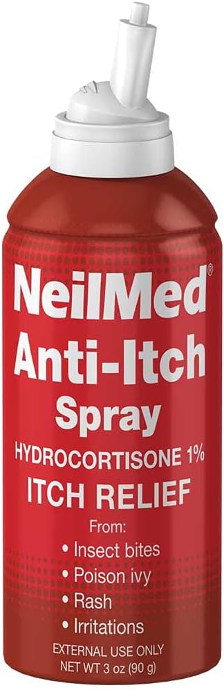 NeilMed Anti Itch (Relief) Spray Hydrocortisone 1%, 3 Oz...
