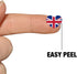 United Kingdom Great Britain Union Jack Country Flag Heart Shaped Planner Calendar Scrapbook Craft Stickers...