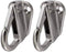 haowei Fender Hook, 2Pcs Fender Hanger Strong 316 Stainless Steel Safety Heavy Hook Marine Spring snap-Type Fender Fender Hanger Suitable for tug ...