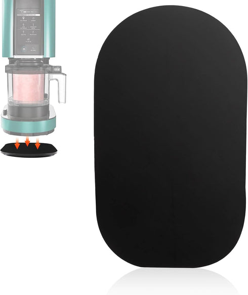 Appliance Slider Tray for Ninja Ice Cream Maker, 11.8x6.9 Inch Countertop Appliance Slider Under Cabinet Sliding Tray Kitchen Countertop Rolling T...