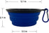 Collapsible Dog Bowl, 6 Pack, Portable, Safe, Reusable, Suitable for Indoor and Outdoor Use...