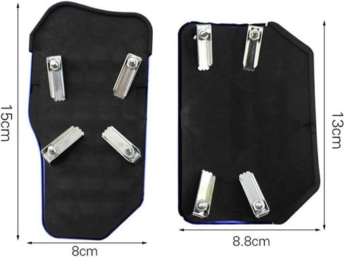 SureMart Universal Car Vehicle Sports Accelerator Brake No Drill Non-Slip Performance Car Rest Pedal Brake and Gas Pedal Covers Accessories Replac...