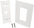 Tripp Lite Single-Gang 1-Port Universal Keystone Wall Plate, Cat5/6/6a, USB, HDMI, DisplayPort, RCA, White (N080-101)...