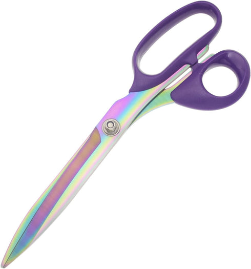 Fabric Scissors,Multi-Purpose Heavy Duty Colorful Titanium Plated Stainless Steel Sewing Scissors,Sewing Fabric Leather Dressmaking Shears Profess...