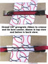 Paw Prints Ribbon for Crafts Grosgrain Ribbon for Gift Wrapping, Cheer Bows (10yd-(2x5yd) 7/8" White Paw, Navy)...