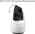 Wasserstein 35° to 55° Horizontal Wedge Wall Mount Compatible with Arlo Wireless Video Doorbell (2nd Gen) & Essential Video Doorbell Wire-Free...