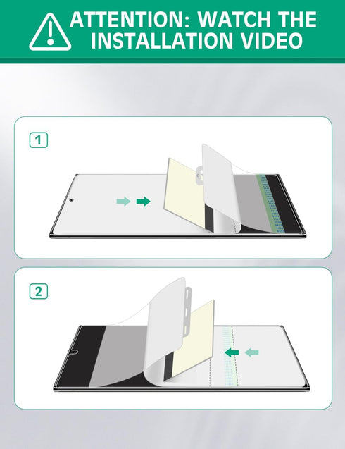 apiker 4 Pack Screen Protector Compatible with Samsung Galaxy Note 10 Plus, Soft TPU Film Support Fingerprint Sensor...