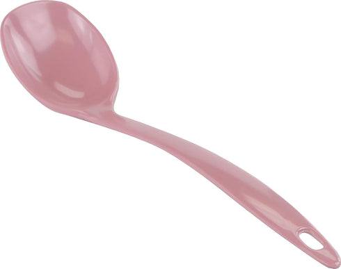 Reston Lloyd Cooking Spoon for Serving, Basting, Mixing, Heat Resistant, BPA Free Melamine 11 inch Utensil with Ergonomic Handle, Set of 6, Pink...