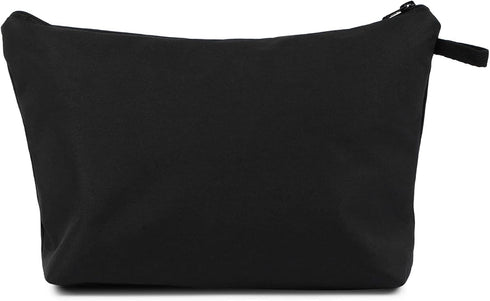 Set of 2 Hearts Makeup Travel Bags for Women Girls, Small Cute Cosmetic Storage Pouch, Toiletry Organizer, Black, 2 Sizes...