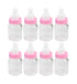 Baby Shower Favor - 36 Pack Pink Mini Milk Bottle Party Favor Gift Bag Boxes 1.5" x 3.5" - Baby Shower Candy Jar....