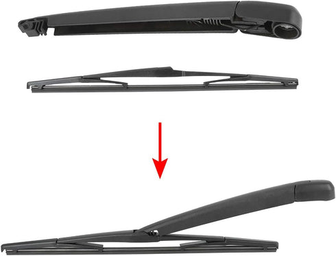 X AUTOHAUX Rear Windshield Wiper Blade Arm Set for Lexus GX470 2003-2009 - 410mm 16inch...