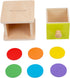 Adena Montessori Coin Box Yellow-Green Door Baby Toys for 6-12 Months 1 2 Years Old Toddlers Infant Toys...