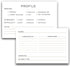48 Cocktail Recipe Cards, 4 x 6 inches, Double Sided for Bartenders, Drinks and Mixology...