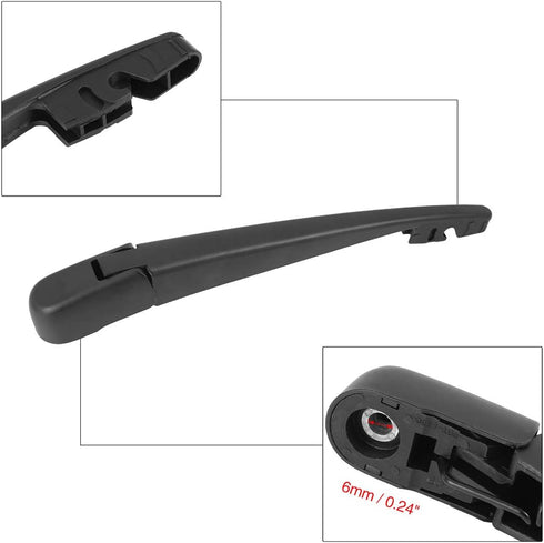 X AUTOHAUX Rear Windshield Wiper Blade Arm Set 305mm 12 Inch Fit for Honda CR-V 2017 2018 2019...