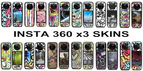 Insta 360 X3 Camera Waterproof Skin Compatible with Insta 360 X3 Action Camera (Zig Zak)......