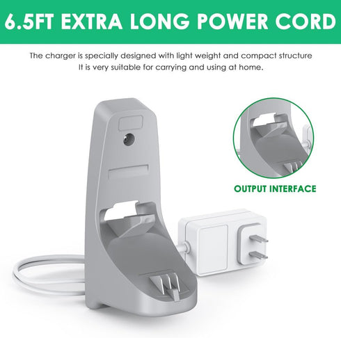 for Black and Decker Charger Base, Mrgru Replacement Charger for HNVC215B12AEV HNVC215B10 Compatible with Black and Decker Dustbuster Handheld Cor...