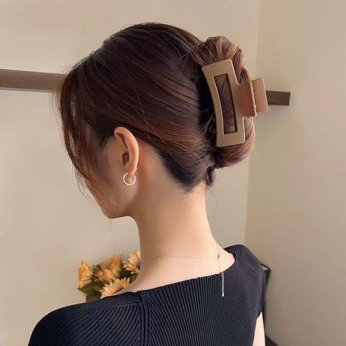 Hair Clips square Claw 6 Pieces Large Matte Bridesmaid Hair caw Clips Teen Girls Cute Hair Clips for Thick Hair Accessories Non Slip Bridesmaid Pr...