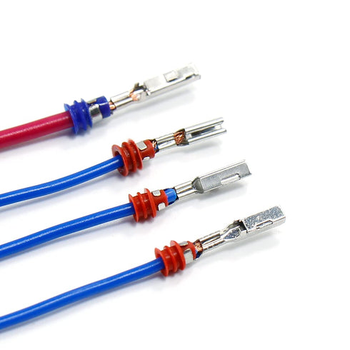 Car Electrical Terminal 1/1.5/1.8/2.2/2.8/3.5mm Auto Non-Insulated Plug Removal Tool Male Female Crimp Seals Automotive Wire Connectors pin kit Mo...