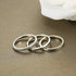 3Pcs 2mm Eternity Stackable Stainless Steel Band Ring for Girls Statement Wedding Ring For Women Shiny And Hammered Resin Rings Rose Gold...