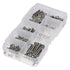 300 Pieces M2.5 Hex Socket Head Cap Metric Screws Bolts Washers Nuts,304 Stainless Steel Nuts and Bolts Assortment Kit for Home Fixation or Repair...