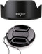 EW-60F Lens Hood & 55mm Lens Cap Compatible with Canon M50II M50 M100 Camera kit EF-M 18-150mm F3.5-6.3 Lens (1+1 Pack)......