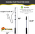 Flirt Pole for Dogs - Safe & Strong for Large Breeds w/Non-Bungee Cord - Spring Pole for Tug of War, Interactive Play & Puppy Training - Heavy-Dut...