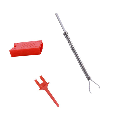 A Set 10 pcs Red Logic Analyser Useful High Efficiency Clip Ideal Test Hook...