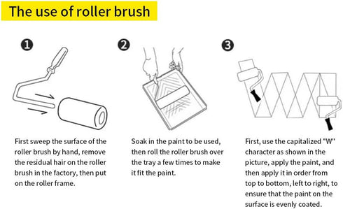 4 inch 16PCS Paint Roller Cover Set,Wall Painting Roller Naps for Professional or Home Owners with All Paints and Stains for House or Commercial U...