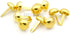 CRAFTMEMORE Round Brads Purse Feet Handbag Nailheads Spike Prong Studs 8MM 10MM 12MM 100 PCS (8 mm (?5/16"), Gold)...