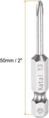 5pcs Y3 Tri-point Screwdriver Bit 1/4" Hex Shank 2" Length Magnetic Y Type Screw Driver Power Tool...