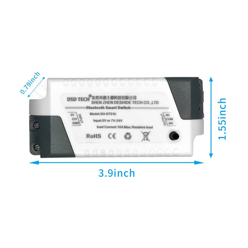 DSD TECH SH-BT01E Bluetooth Relay for iPhone and Android...