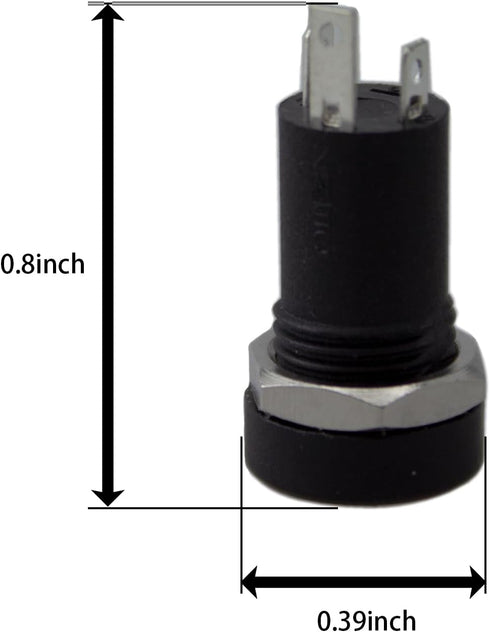 Maxmoral 6PCS Stereo Panel Mount Jack 3.5mm Audio Video Jack Socket Stereo Solder Panel Mount Jack Connector Headphone Jack Connector, Black...
