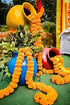 Marubhumi Long Strands Artificial Marigold Flower Garland for Diwali, Traditional Indian Decor & Home Decoration | Marigold Garland for Festive, W...