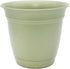 The HC Companies 8 Inch Eclipse Round Planter with Saucer - Indoor Outdoor Plant Pot for Flowers, Vegetables, and Herbs, Seafoam...