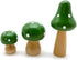 3Pcs Mini Mushrooms Miniature Figurines Wooden Mushrooms Fairy Garden Accessories for Micro Landscape Miniature Garden Flower Pots Bonsai Craft De...
