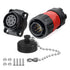 CNLINKO YM-20 Industrial Waterproof Connector IP68 Circular Connector Military Design Aviation Connector PBT Plastic Shell Connector M20 2-12 Pin ...
