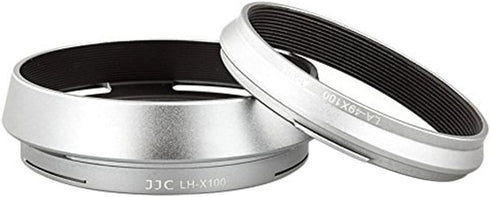 JJC LH-JX100 Silver Filter Lens Adapter & Hood for Fuji Finepix X100V X100F X70 X100 X100S X100T Camera AS AR-X100...