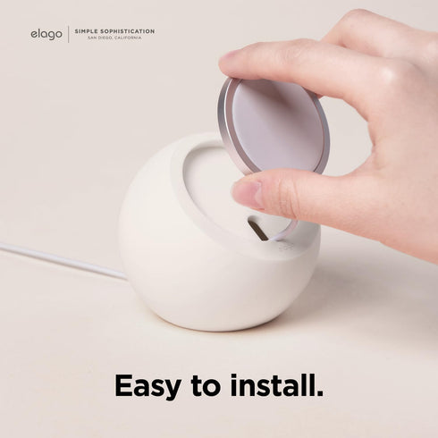 elago MS2 Charging Stand Compatible with MagSafe Charger - Premium Silicone Stand Compatible with iPhone 15/14/13/12 Series, Designed for MagSafe ...