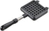 Yoshikawa SJ2275 Waffle Maker, Single, Fluorine Treatment, For Gas Stoves, Black, 13.6 x 5.6 x 1.3 inches (34.5 x 14.3 x 3.2 cm)...