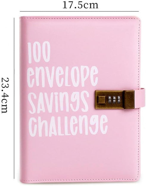 100 Envelopes Money Saving Challenge,Savings Binder Way To Save $5,050,Budget Book With Cash Envelopes,Budget Planner With Cash Envelopes (Blue)...