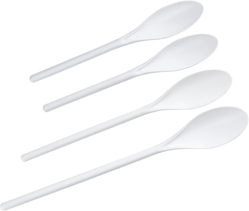 Chef Craft Select Plastic Spoon Set, 10-14.5 inch 4 Piece, White...