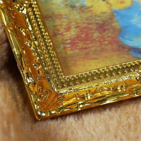 Elegant 1:12 Miniature Wooden Adornment Picture of Phnom Penh for minihouse Furniture Landscape, Handcraft scale Miniature Painting Picture Photo ...