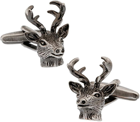 Buck Deer Head Premium Cufflinks for Hunters...