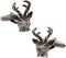 Buck Deer Head Premium Cufflinks for Hunters...