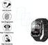 Tempered Glass Screen Protector Compatible with Bgulong H22 2.02” Rugged Smart Watch, 3pcs, 9H...