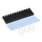 uxcell M.2 Aluminum Heatsink Kit 70x22x6mm Slotted Design Black with Silicone Thermal Pads for 2280 SSD...