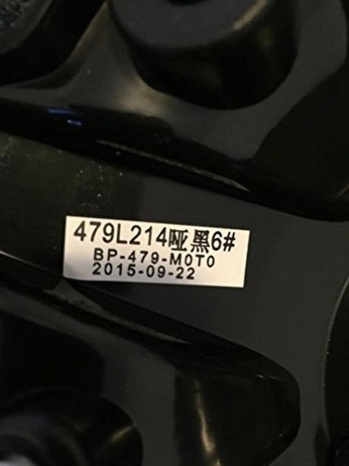 Moto Metal MO 479L214 HT 005-019 Black Center Cap...