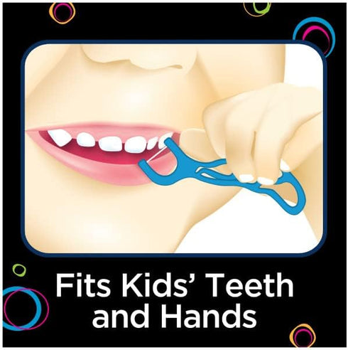 DenTek, Kids Fun Flossers, Removes Food & Plaque, 40 Count (Pack of 1)...