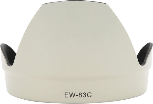 ASHATA EW?83G Reversible Camera Lens Hood Sun Shade Protector,for Canon EF 28?300mm F/3.5?5.6L is USM Lens,White...
